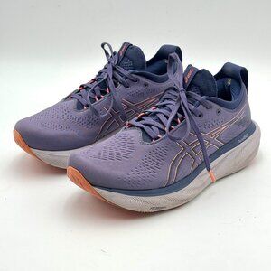 ASICS Gel-Nimbus 25 Running Shoes Womens Purple Workout Sneakers Athletic Size 8